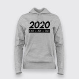 2020 Ctrl +Alt + Del T-Shirt For Women