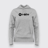 Music and Favourite Song - Spotify Music Hoodies For Women