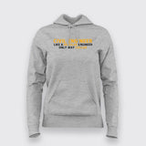 Civil Engineer Is Like a Regular Engineer Only Way Cooler Hoodies For Women Online India