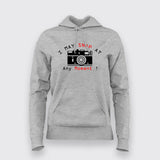 I May Snap At Any Moment: Women's Photo Tee