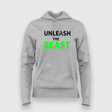 Buy Unleash the Beast Gym Hoodies For Women India