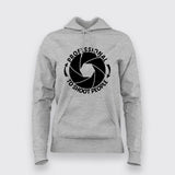Professional To Shoot People Photography Hoodies For Women