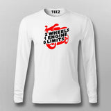 2 Wheels 1 Engine 0 Limits Motorcycle T-Shirt For Men