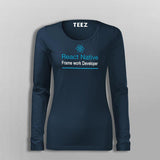 React Native Framework Developer Women’s Profession T-Shirt