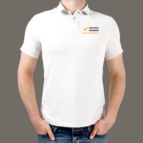 AWS DATA ENGG POLO T-Shirt For Men Online India 