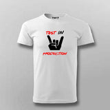 Programmer Testing In Production T-Shirt For Men Online