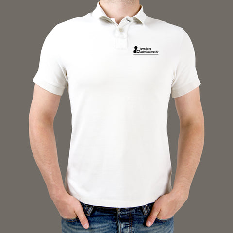 System Administrator polo T-Shirt For Men Online India