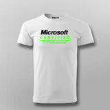 Microsoft Certified T-Shirt For Men
