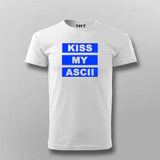  Kiss My Ascii T-SHIRT for men india