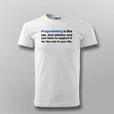 Coding Pleasure Men's T-Shirt - One Error and You Restart