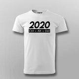 2020 Ctrl +Alt + Del T-Shirt For Men India