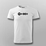 Music and Favourite Song - Spotify Music Tshirt for Men
