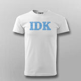 IBM IDK Men's T-Shirt - For Those In The Tech Know