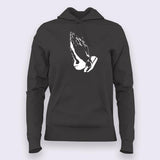 Praying Hands  Hoodies For Women