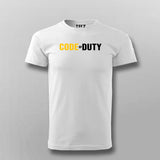 Code  Of Duty T-Shirt For Men