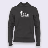 221B Baker Street - Sherlock Holmes Hoodies For Women