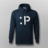 Tongue Smiley Emoticon Hoodies For Men India