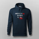 Sometimes you win sometimes you learn  Motivational Slogan Hoodies For Men Online India