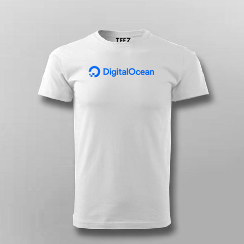 Digital Ocean Logo T-shirt for Men.