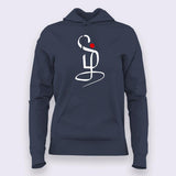 தமிழ் Letters Calligraphy Hoodies For Women India