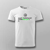 Node is geek T-Shirt For Men India