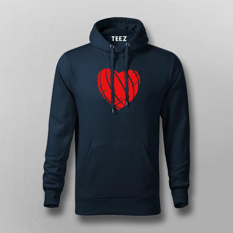 Ripped Heart Hoodies For Men Online India