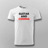 Playing guitar and coding T-Shirt For Men
