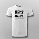 Hiking Makes Me Happy T-shirt For Men Online