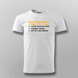 Hard Things in Computer Science T-Shirt For Men Online