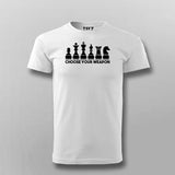Choose Your Weapon: Chess Master Strategy Tee