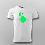 Android Apple I Meant Byte: Geek Chic Tee