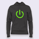Power Button Hoodies For Women Online India