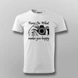 Force On What Makes You Happy T-Shirt For Men India