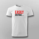 Easily Distracted: Fun and Quirky Men's Shirt