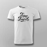 Time To Travel Addict T-shirt For Men India