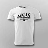Evolution photographer  T-Shirt For Men India