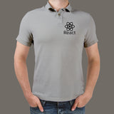React logo Polo T-Shirt For Men India