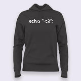 echo love Women's PHP Hoodies