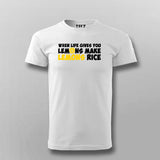 When Life Give You Lemons Make Lemon T-Shirt For Men India
