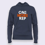 One More Rep Gym - Motivational Hoodies For Women India