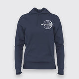 Wipro Chest Logo Hoodies For Women