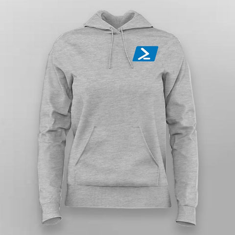 Powershell Chest Logo Hoodies For Women Online India