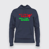Buy The Fear Sell The Greed Stock Market Hoodies For Women
