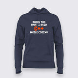 Sorry for what i said C++ while coding hoodie for women online