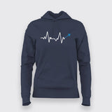 Airplane Love Heartbeat: Fly High Ladies Tee