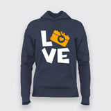 I Love Camera: Perfect Hoodie for Photography Lovers