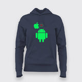 Buy this Android Apple I meant Byte Funny Tech Hoodie from Teez.