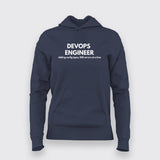 Devops Engineer Hoodie for Women