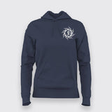 Namaste Yoga Chest Logo Hoodies For Women Online India