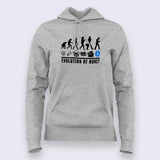 Buy this Evolution Bitcoin Women Hoodie from Teez